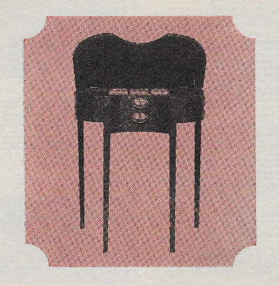 Workbench Magazine Jan-Feb 1967 Sheraton Sewing Table