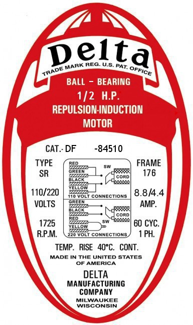 Catalog 84-510 Motor Badge