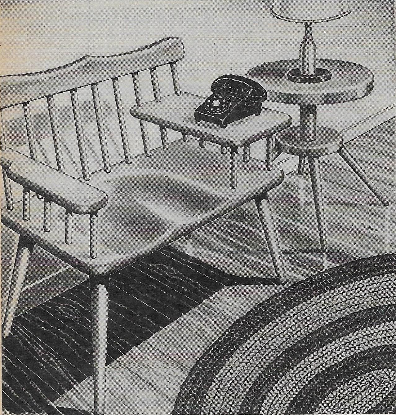 Workbench Magazine March-April 1967 Telephone Bench