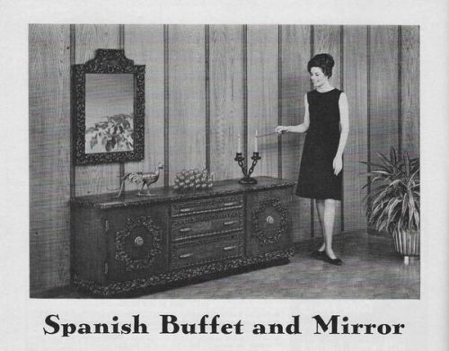 More information about "Workbench Magazine May-June 1968 Spanish Buffet and Mirror"