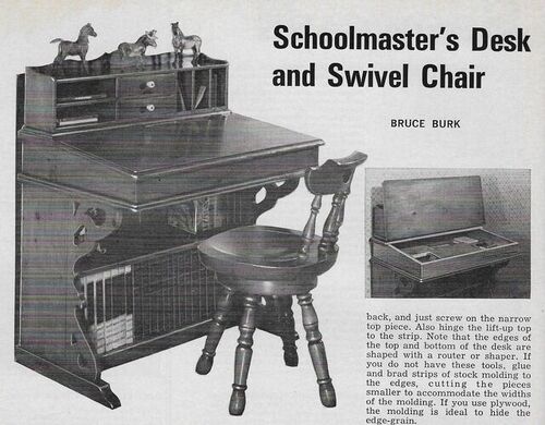 More information about "Workbench Magazine September-October 1968 School Masters Desk and Swivel Chair"