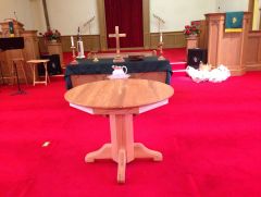 Completed Communion Table