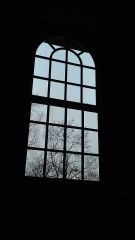MONSTER WINDOW ON STAIRCASE LANDING