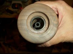 Walnut Pepper Mill Bottom