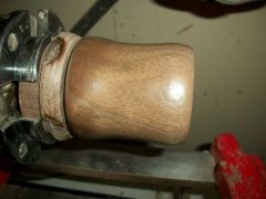 Walnut pepper mill body
