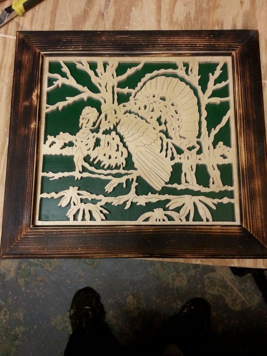 Turkey in woods 2 Turkey in woods 2