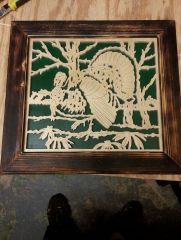 Turkey in woods 2