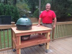 Green Egg Table John Moody Woodworks