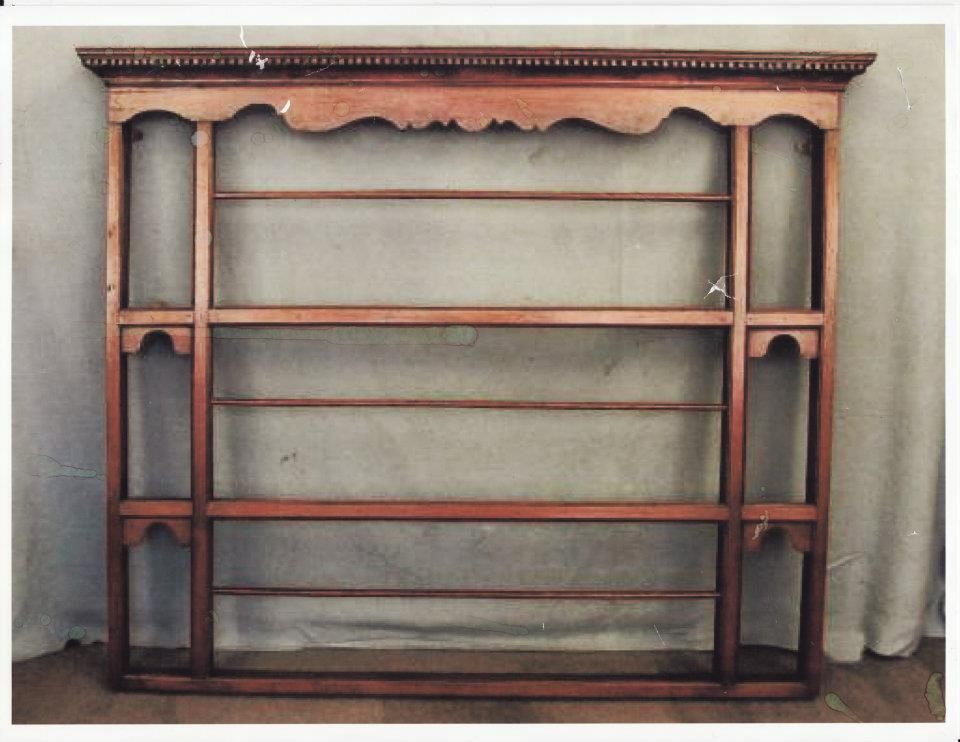 Old English Plate Shelf