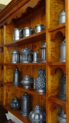 English China Plate Cabinet
