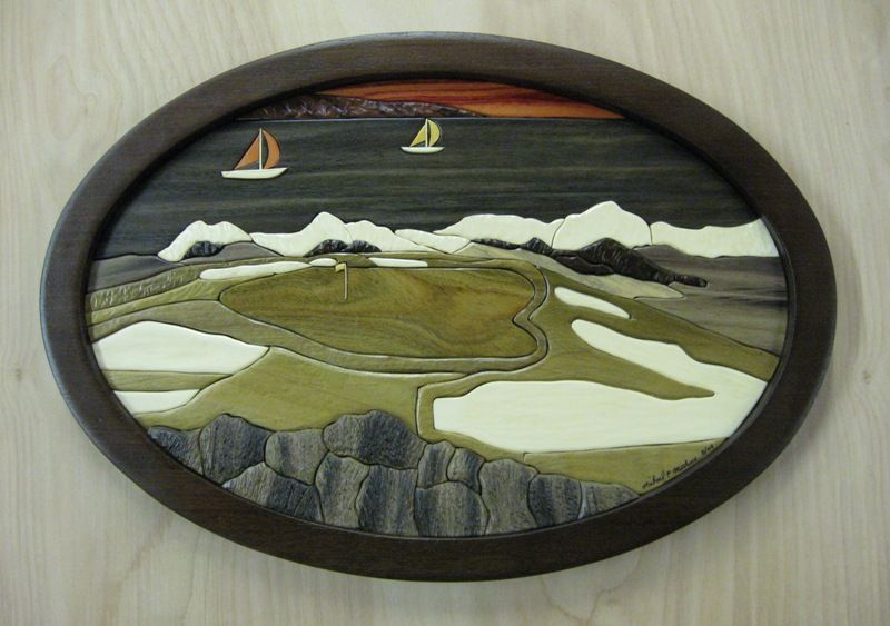 Pebble Beach # 7 Intarsia Pebble Beach # 7 Intarsia