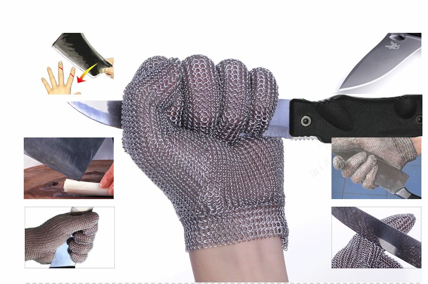 Image result for steel mesh meat cutter gloves