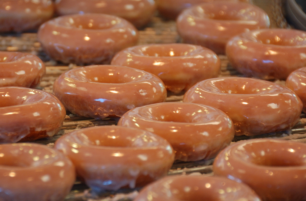 Image result for hot glazed doughnuts