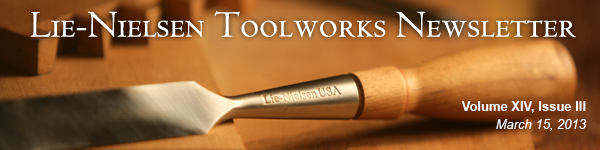 Lie-Nielsen Toolworks Newsletter