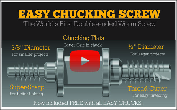 Easy Chucking Screw