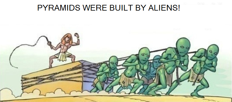 Image result for aliens building pyramids