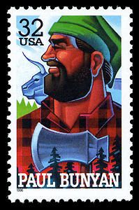 Image result for paul bunyan stamp