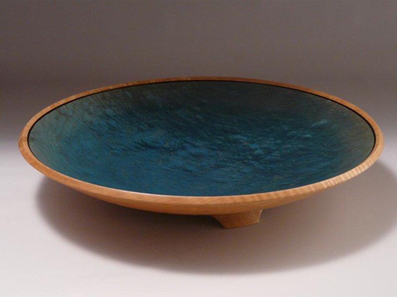 Shallow Woodturned Bowl
