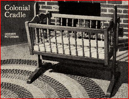 Colonial Baby Cradle