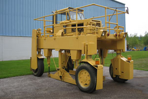 Image result for steel mill straddle carrier