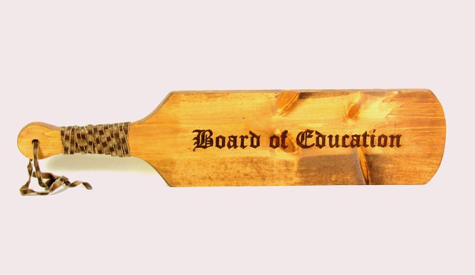 Image result for wooden discipline paddle