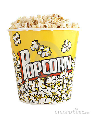 Image result for Picture of bucket of popcorn