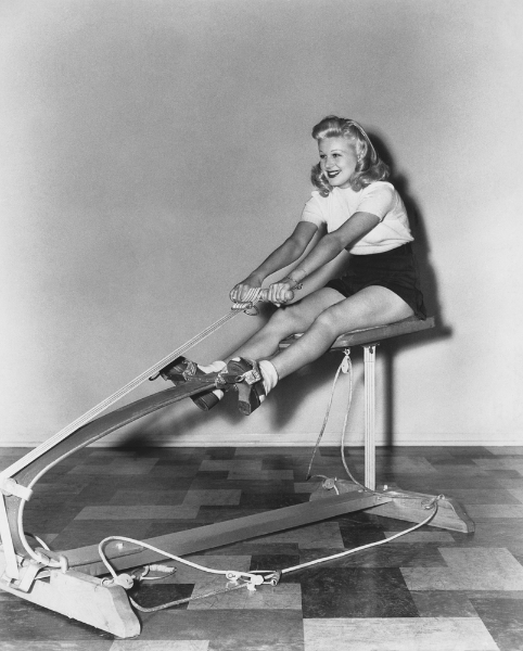 Image result for antique exercise machine