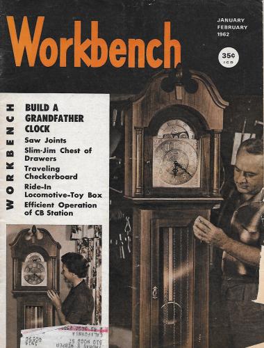 Workbench Magazine 1962 Jan-Feb Grandfather Clock