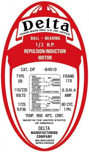 Catalog 84-510 Motor Badge