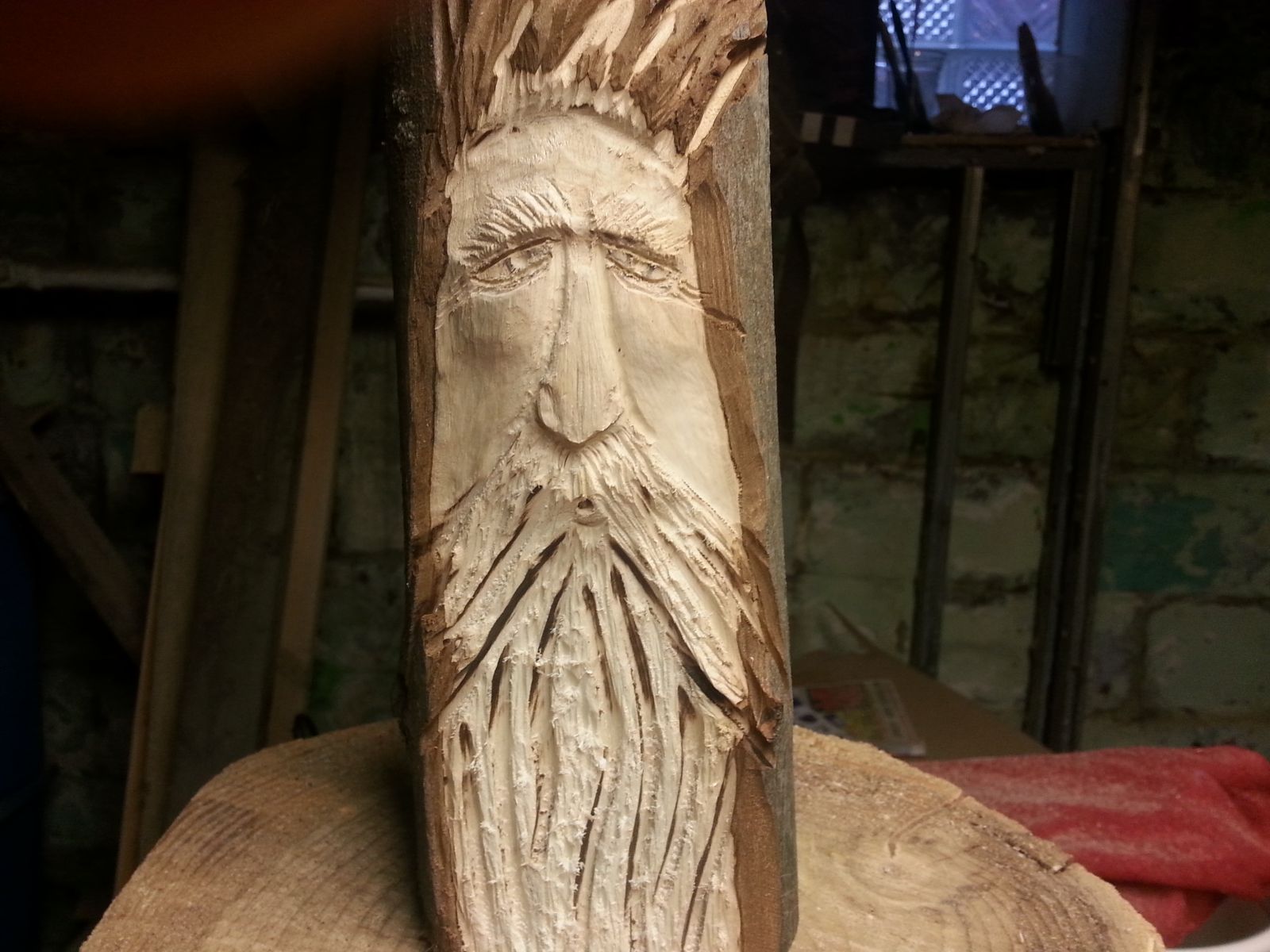 Wood spirit mini carving Wood spirit mini carving