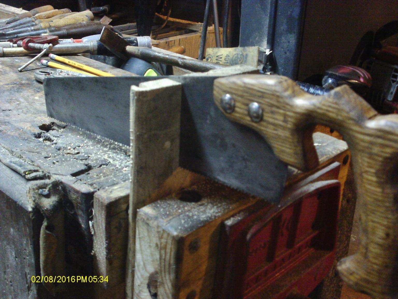 New saw, but needed sharpened Hand Tools The Patriot Woodworker