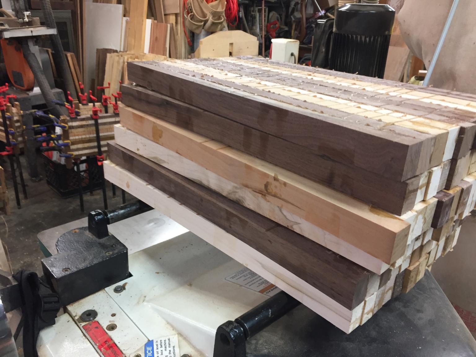 Cutting Boards out ot the clamps.jpg