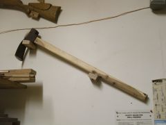Old adze needed a handle