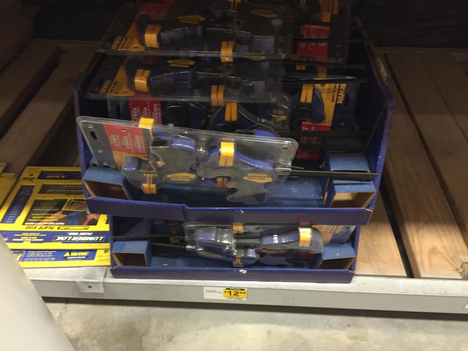 Irwin Clamp Clearance General Woodworking The Patriot Woodworker