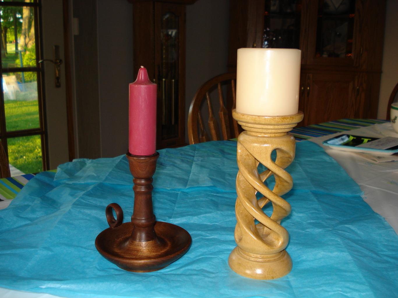 Wooden Candle Holders.JPG