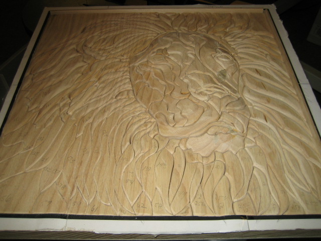 starting to conture the lion.jpg