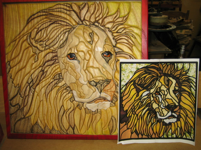 lion with one coat of clear 006.JPG