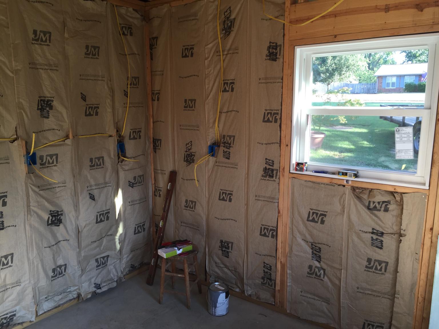 Insulation and wiring in finishing Room.jpg