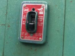 Powermatic 81 power switch