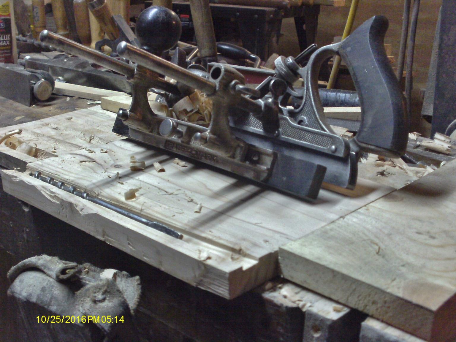scrap on a bench.JPG