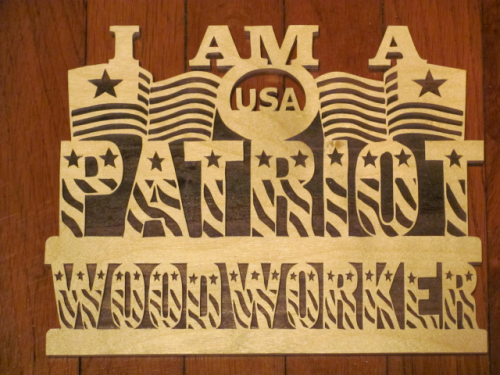 Patriot Woodworker Pattern