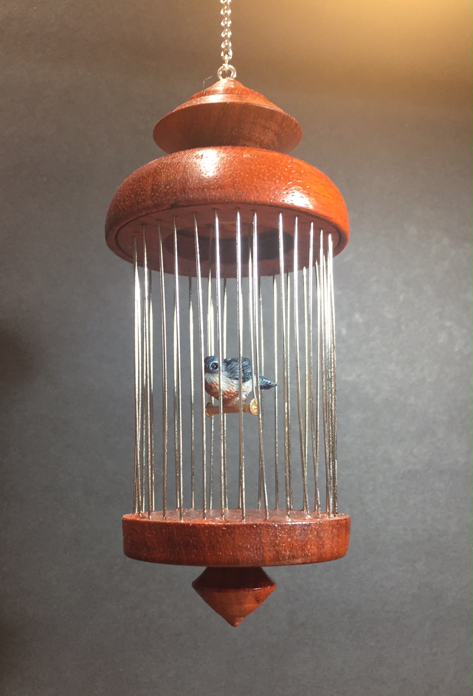 Bird cage ornament Wood Turners The Patriot Woodworker