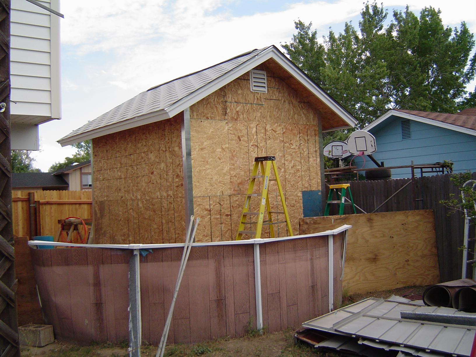 GW's yeasteryear project... his shed...