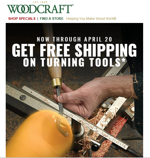 Need A Turning Tool? Want Free Shipping?