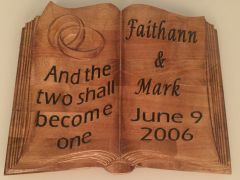 Wedding/Anniversary Plaque