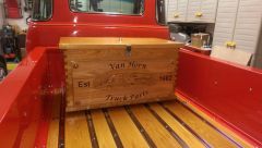 Custom oak sign