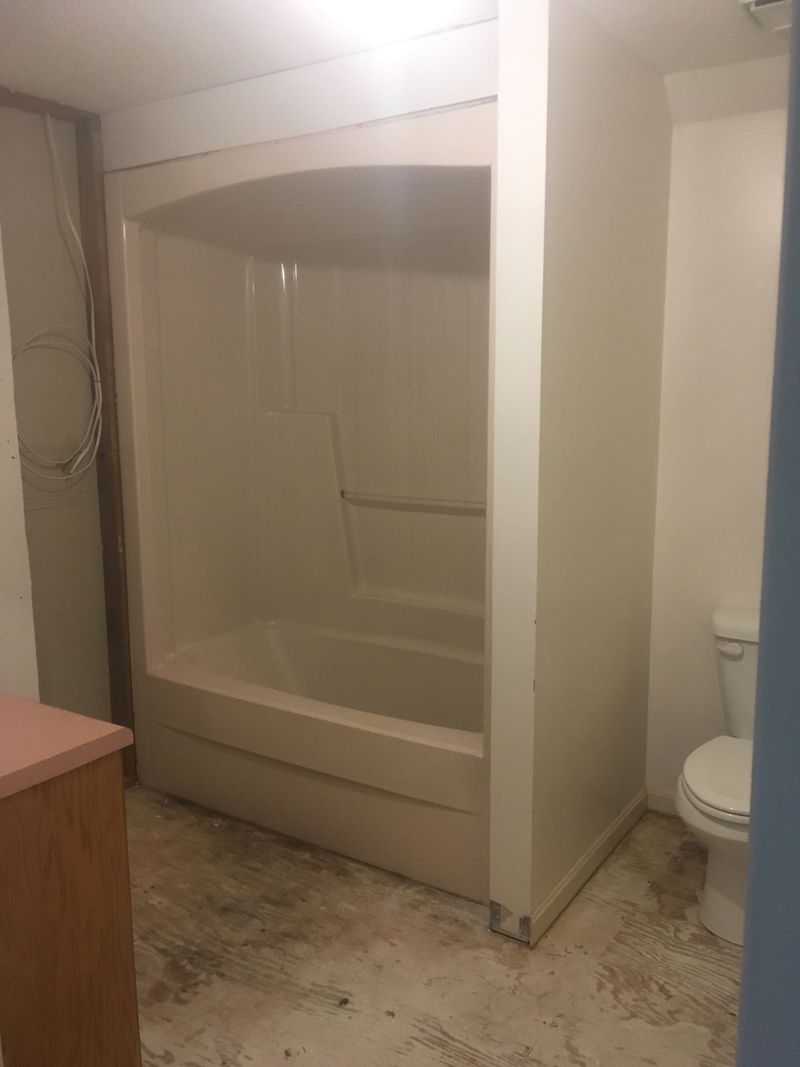 Foundation for replacement tub