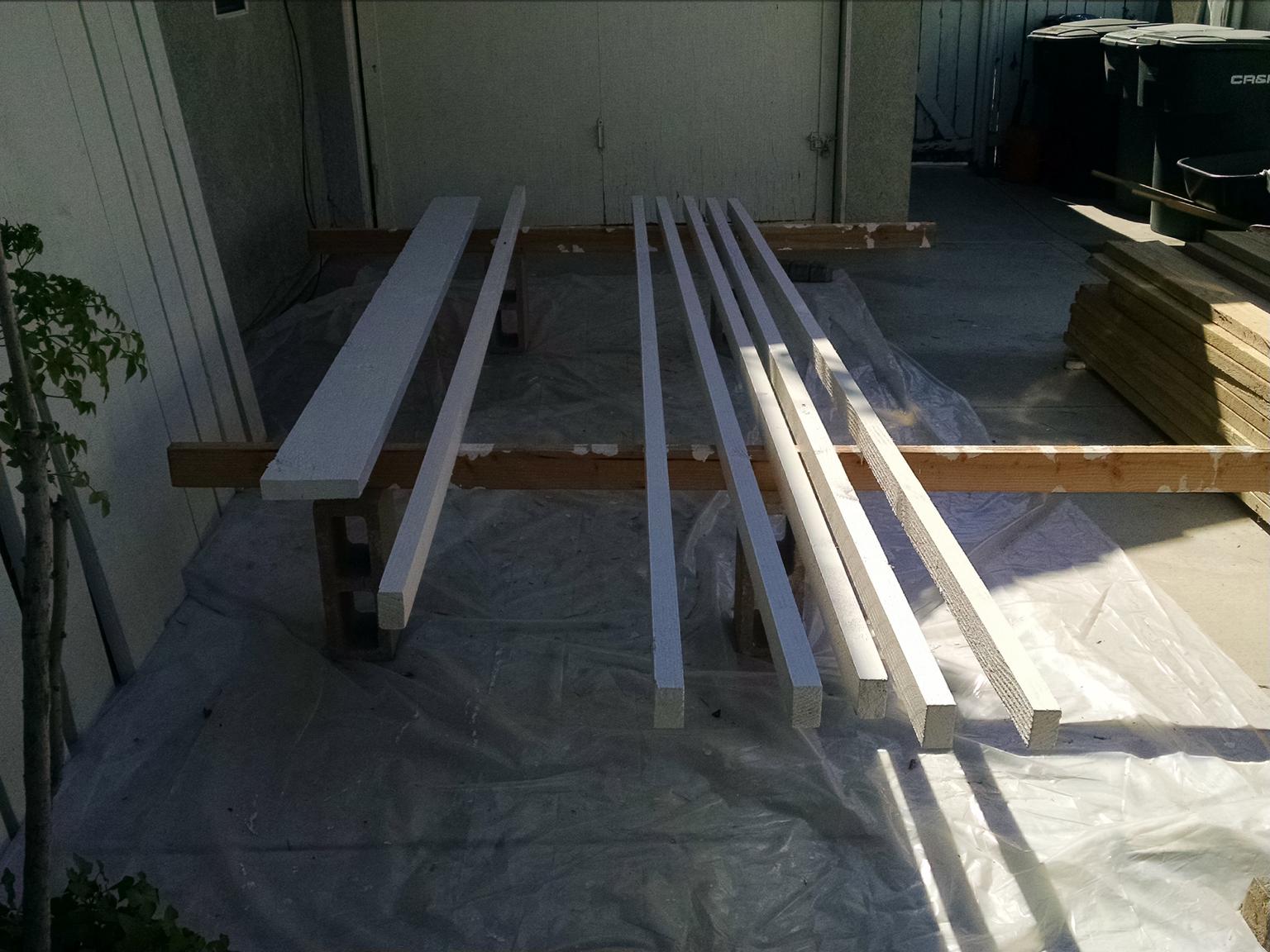 Painting Rough Sawn Lumber (Rollers) Finishing The Patriot Woodworker