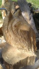 Wolf bust 2