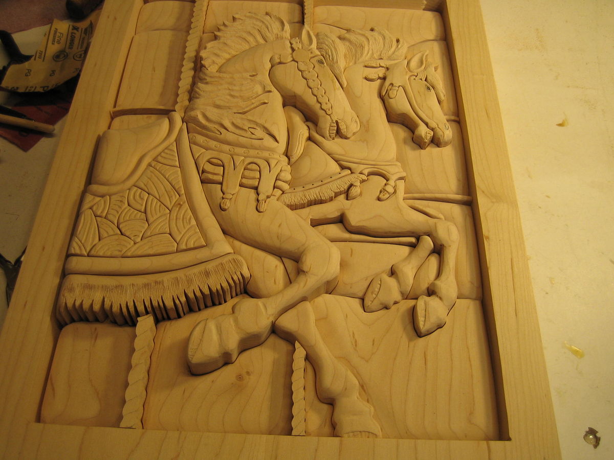 I couldn't wait to start a new scroll saw carving project Scroll